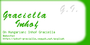 graciella inhof business card